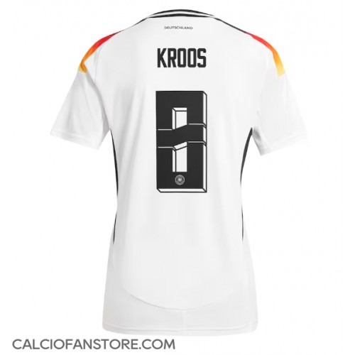 Maglia Calcio Germania Toni Kroos #8 Prima Divisa Donna Europei 2024 Manica Corta